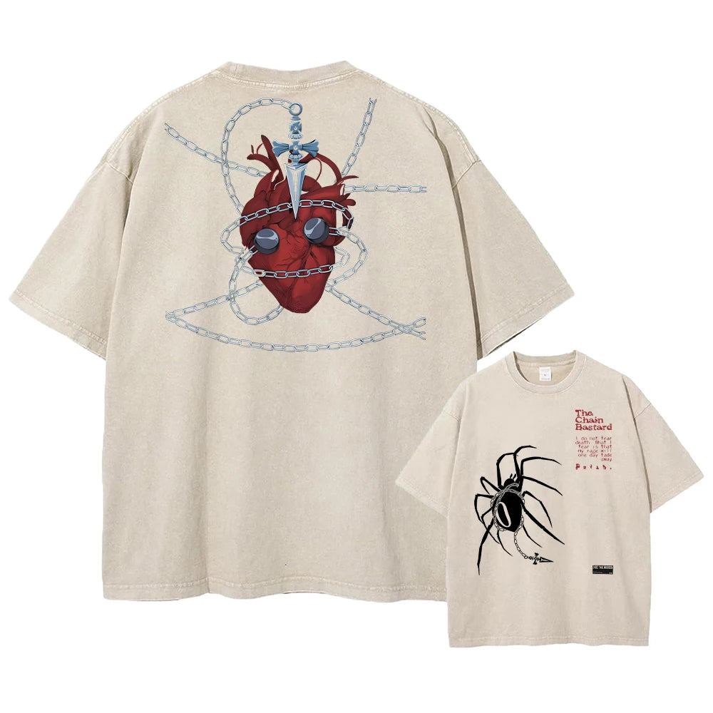 HxH Chained Heart - Oversized Heavyweight Tee