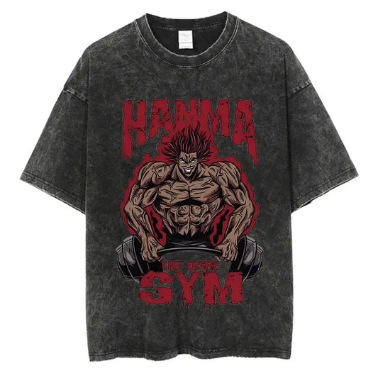 Baki Hanma Gym - Oversized Heavyweight Tee