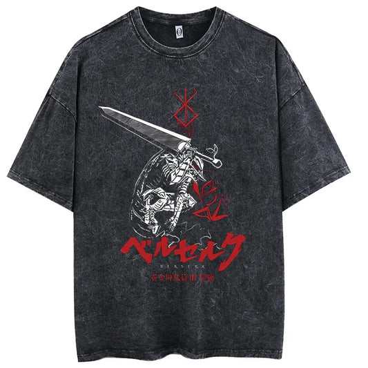 Guts Kneeling - Oversized Heavyweight Tee